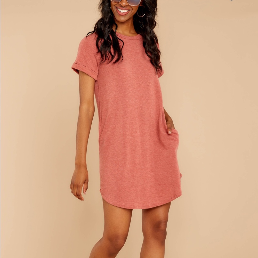 Red Dress Boutique Uncomplicated Appeal Clay Red Dress
